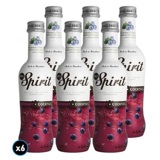 6x Vodka Spirit Blueberry 275cc 5.5°alc.