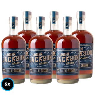 6x Whiskey John Jackson 750cc 40º alc.