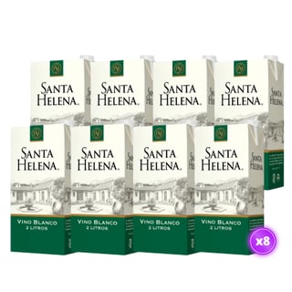8x Vino Santa Helena - Blanco - Tetra 2L