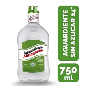 Aguardiente Colombiano Antioqueño Tapa Verde - 750ml