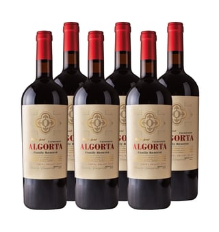 Algorta Family Reserve Carmenere 750cc x6 ($7.590 c/u)