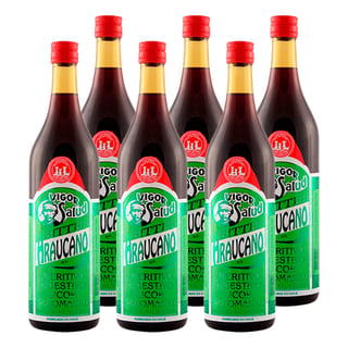 Araucano Bitter Botella 900cc X6