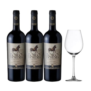 Arma tu Pack - 3x Vino Toro de Piedra Gran Reserva 750cc + Copa de Regalo