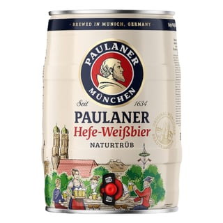 Barril Cerveza Paulaner Weissbier Lager 5L