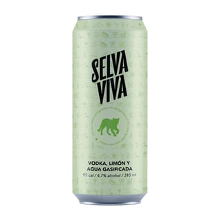 Bebida Premium Selva Viva Vodka Limón 310cc