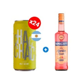 Caja 24 latas Espumante CHAC CHAC Brut Nature Viña Las Perdices 269ml (+ Ramazzoti de Regalo) Semanal