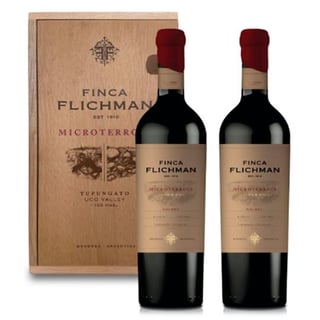 Caja 2x: Vino Ícono Finca Flichman Sand & Silt Malbec 750cc