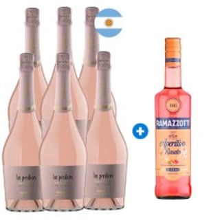 Caja 6 Espumante Las Perdices Brut Rosé (+ Ramazzoti de Regalo) Semanal