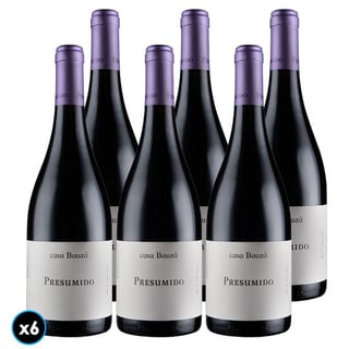 CAJA CASA BAUZÁ PRESUMIDO (Carmenere): 6x Vino Casa Bauzá Presumido Carmenere 750cc