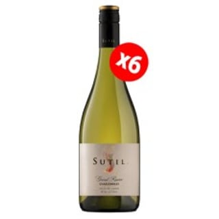 Caja de 6 Sutil Grand Reserve Chardonnay ($4.290 c/u)