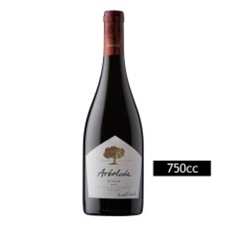 Caja de 6 unidades Arboleda Syrah ($9.900 c/u)