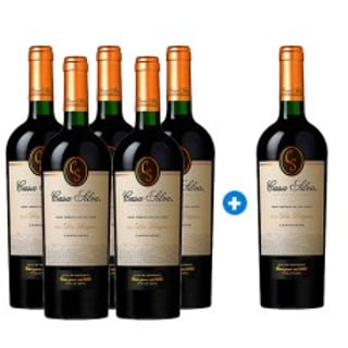 Caja de 6 unidades Casa Silva Gran Terroir Carmenere (PAGUE 5 LLEVE 6) (c1)