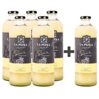 Caja de 6 unidades La Pizka Sour Chardonnay 1.000cc (PAGUE 5 LLEVE 6)