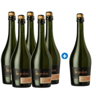 Caja de 6 unidades Las Perdices Brut Nature, Método Tradicional, Argentino (PAGUE 5 LLEVE 6)