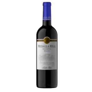 Caja de 6 unidades Medalla Real Reserva Merlot ($3.590 c/u) prs