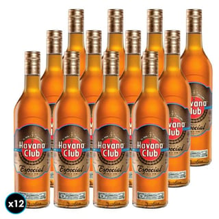 CAJA HAVANA CLUB ESPECIAL: 12x Ron Havana Club Especial 1 Litro 37,5°alc.
