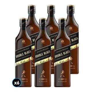 CAJA JW DOUBLE BLACK: 6x Whisky Johnnie Walker Double Black 750cc 40º alc.