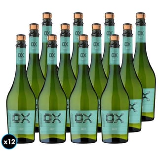 CAJA OX BRUT: 12x Espumante OX Brut 750cc