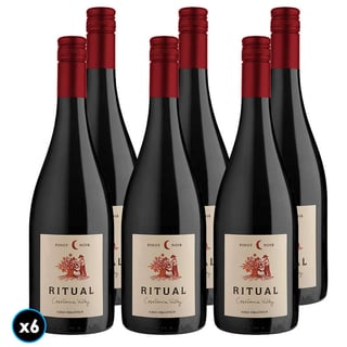 CAJA RITUAL PINOT NOIR: 6x Vino Ritual Pinot Noir Orgánico 750cc
