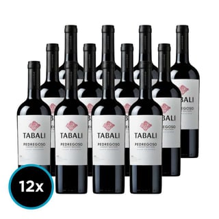 CAJA TABALI PEDREGOSO (Cabernet): 12x Vino Tabali Pedregoso Gran Reserva Cabernet Sauvignon 750cc
