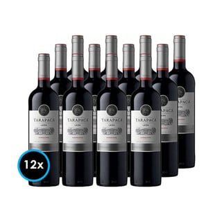 CAJA TARAPACA LEÓN (Carmenere): 12x Vino Tarapacá León Carmenere 750cc