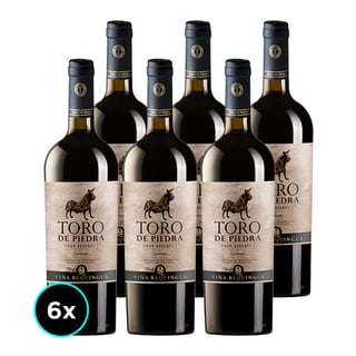 CAJA TORO DE PIEDRA (Carmenere): 6x Vino Toro de Piedra Carmenere 750cc