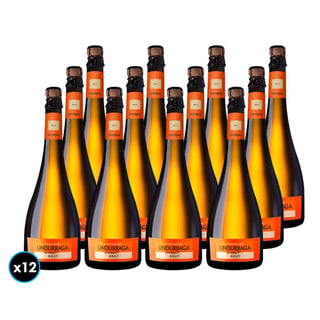 CAJA UNDURRAGA BRUT: 12x Espumantes Undurraga Brut 750cc