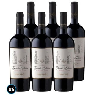CAJA UNDURRAGA FOUNDERS COLLECTION (Cabernet Sauvignon): 6x Vino Undurraga Founders Collection Cabernet Sauvignon 750cc
