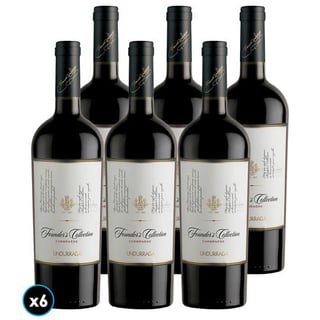 CAJA UNDURRAGA FOUNDERS COLLECTION (Carmenere): 6x Vino Undurraga Founders Collection Carmenere 750cc