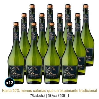 CAJA VERTICAL SPARKLING LIGHT: 12x Espumante Vertical Sparkling Light 750cc 7° alc.