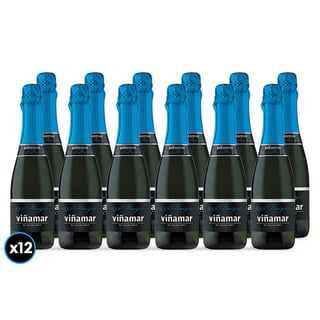 CAJA VIÑAMAR UNIQUE BRUT: 12x Espumantes Viñamar Unique Brut Botella 375cc