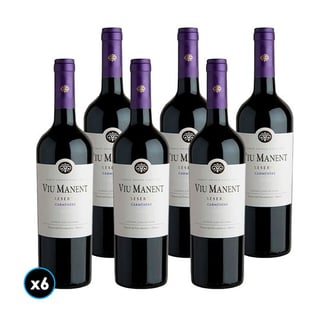 CAJA VIU MANENT RESERVA (Carmenere): 6x Vino Viu Manent Reserva Carmenere 750cc