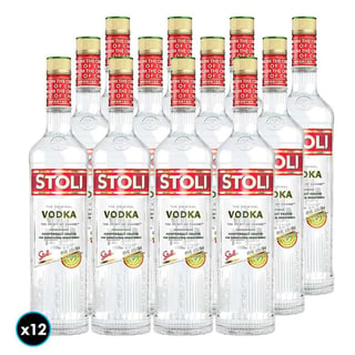 CAJA VODKA STOLICHNAYA 750cc: 12x Vodka Stolichnaya 750cc