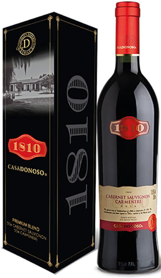 Casa Donoso 1810 Cabernet Sauvignon / Carmenere 2023 En Estuche