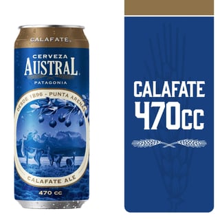 Cerveza Austral Calafate 5˚ - Lata 470cc