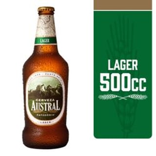 Cerveza Austral Lager Botella 4.6° 500 cc