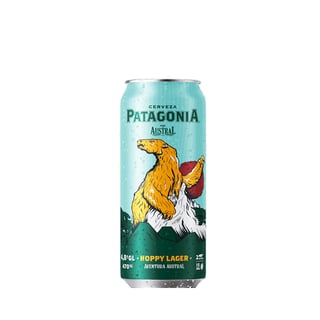 Cerveza Austral Patagonia Hoppy Lager 470cc (24 Unidades)