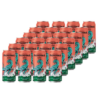 Cerveza Austral Patagonia Lotus Lager Lata 470cc X24
