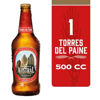 Cerveza Austral Torres del Paine 500cc