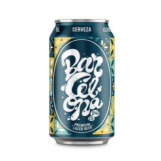 Cerveza Barcelona Lager Lata 330ml