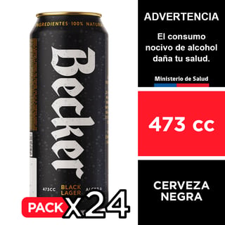 "Cerveza Becker Negra 5