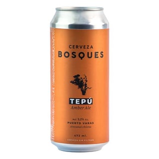 Cerveza Bosques Tepu Ambar Ale 473cc