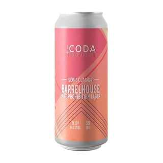 Cerveza CODA Barrelhouse (Pre-Prohibition Lager) Lata 470cc