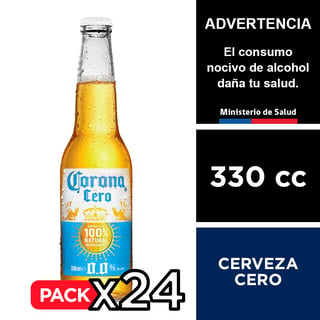 Cerveza Corona Cero 0,0° 24 X 330 Cc.