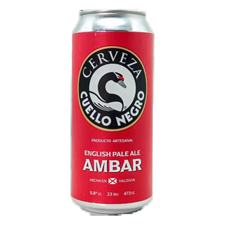 Cerveza Cuello Negro ímbar Lata 473cc