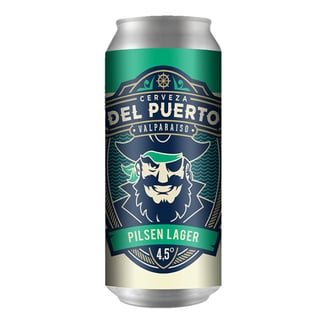 Cerveza Del Puerto Pilsen Lager Lata 473cc