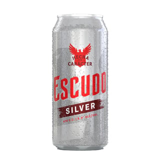 Cerveza Escudo Silver Lata 470 Cc