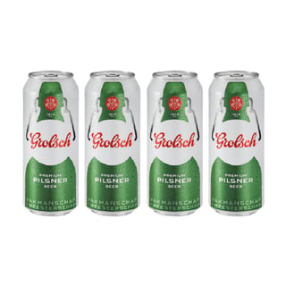Cerveza Grolsch Lata 500 Cc X4