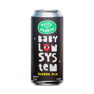 Cerveza Hasta Pronto BABYLON SYSTEM - American Blonde Ale 473cc 5º alc.