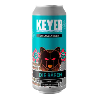 Cerveza Keyer Die Baren Smoked Beer Lata 473cc